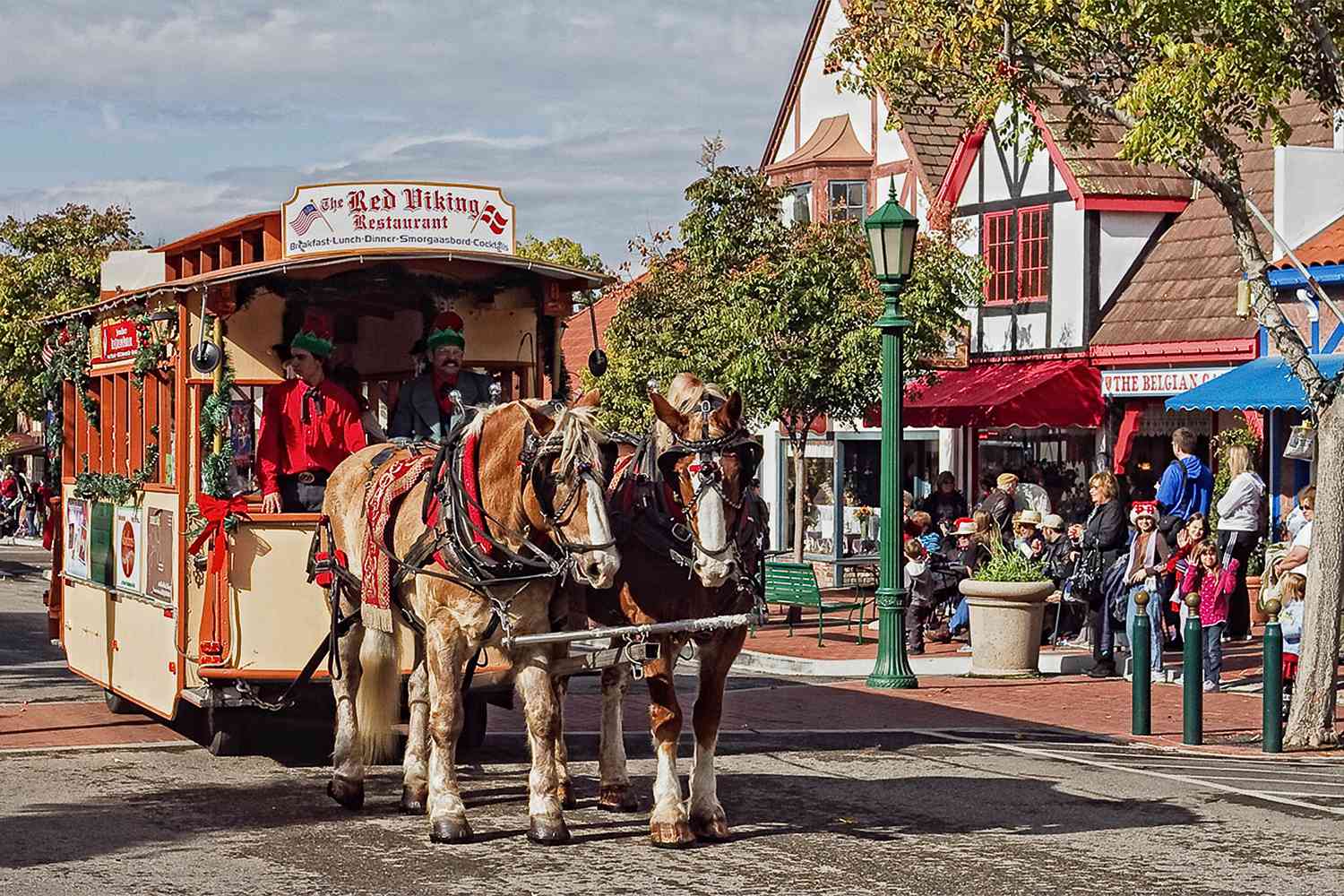 Solvang Transforms Into a Magical Holiday Town With European-style Christmas Markets, Festive Events, and Dazzling Decor